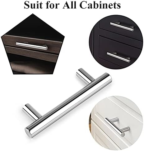 Probrico 15-Piece Stainless Steel Cabinet Handles