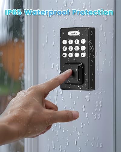 Tinewa 1 Pack Smart Fingerprint Deadbolt Lock