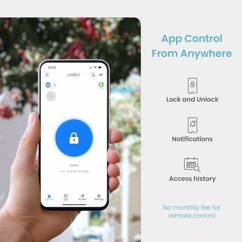 Lockly Secure Plus Deadbolt with Matter Link Wi-Fi Hub