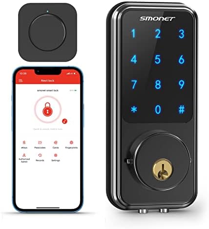 Smart Door Lock with WiFi Bridge and Alexa Compatibility
