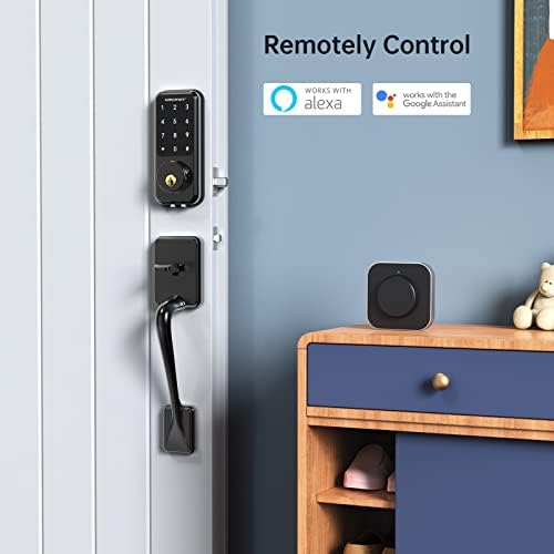 Smart Door Lock with WiFi Bridge and Alexa Compatibility
