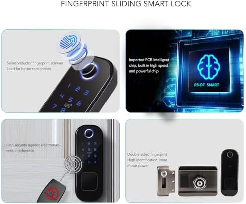 Quick Secure Door Lock Fingerprint Deadbolt