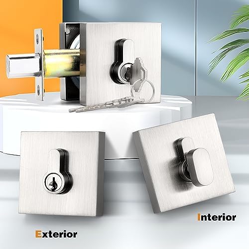 Probrico Satin Nickel Deadbolt
