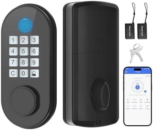 Smart Keyless Door Lock with App Control Durable Build