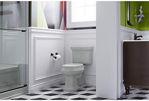 Get Ready with KOHLER 11415-BN Vibrant Brushed Nickel Toilet Tissue Holder