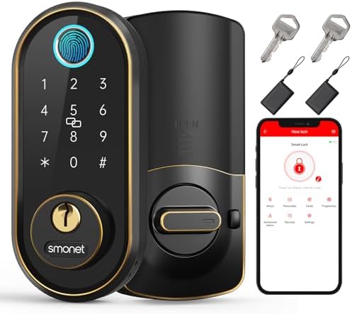 Smart Keyless Entry Door Lock - Fingerprint Biometric Door Lock