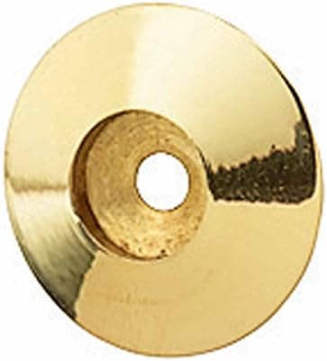 Bright Solid Brass Back Plate Cabinet knob with RSF Coating