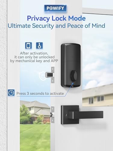 Smart Keyless Door Lock with App Control Durable Build