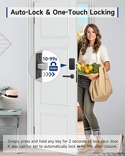 HOSOM Smart Keypad Deadbolt - Secure Convenient Front Door Entry