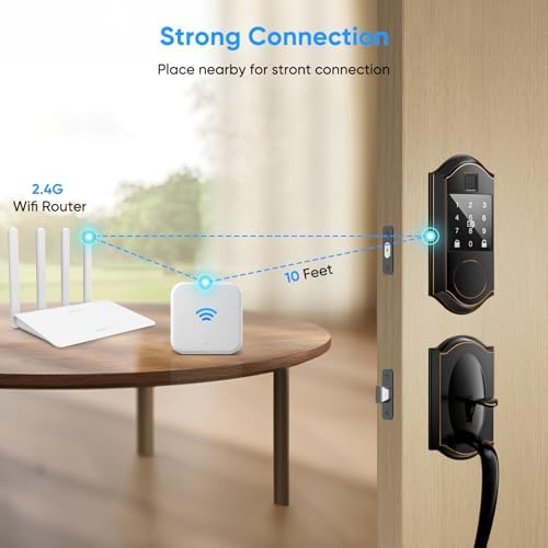 G2 Gateway WiFi Smart Lock Remote Control Deadbolt