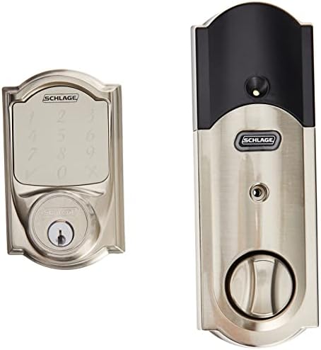 Schlage BE479AA Voice Control Deadbolt with Camelot Trim