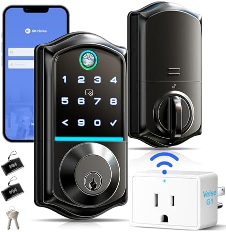 Veise Smart Door Lock with Fingerprint for Secure Entry