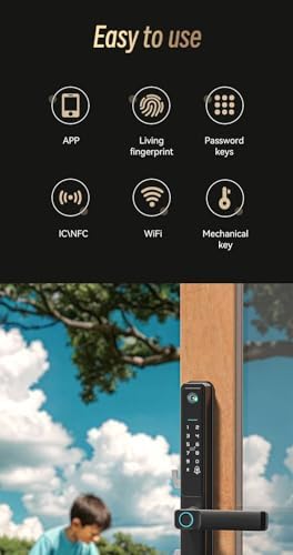 HIFAM Fingerprint Door Lock Waterproof