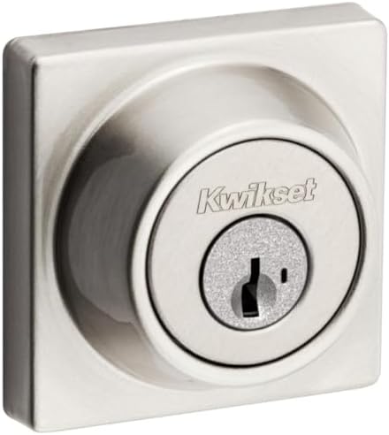 Kwikset 660SQT-15S Single Cylinder Square SmartKey Deadbolt