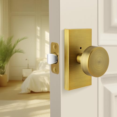 ToPToToo Antique Brass Privacy Door Knobs