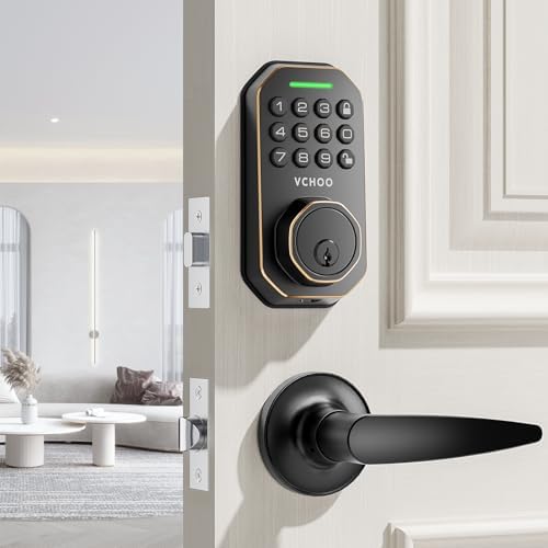 Smart Door Lock with Handle Set Oil Rubbed Bronze