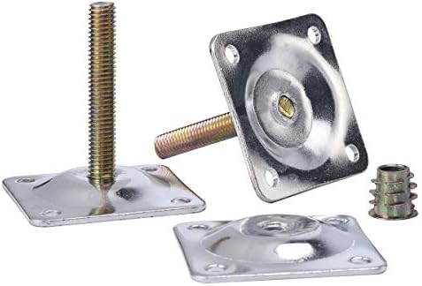 Easily Attach Furniture Legs with Mounting Plates Set