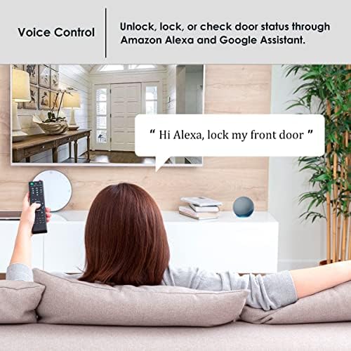 Lockly Secure Pro Smart Deadbolt Smart Lock Keyless Entry Door Includes Auto