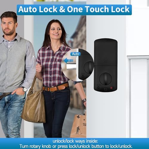 Yosimika Keyless Entry Door Lock with Fingerprint and Bluetooth 1