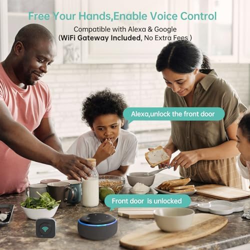 Front Door Smart Lock with Fingerprint Entry for Vacation Properties
