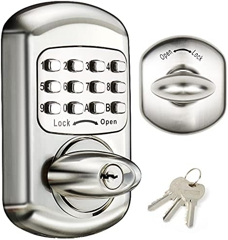 Keyless Entry Door Lock with Keypad Deadbolt