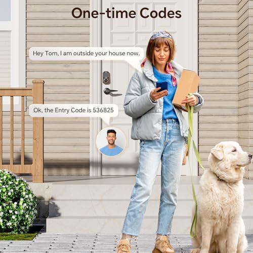 Smart Door Lock with Handle Set Oil Rubbed Bronze