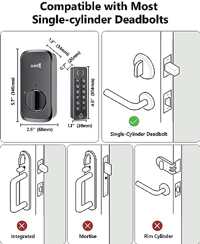 Jokiro WiFi Smart Lock IP65 Waterproof