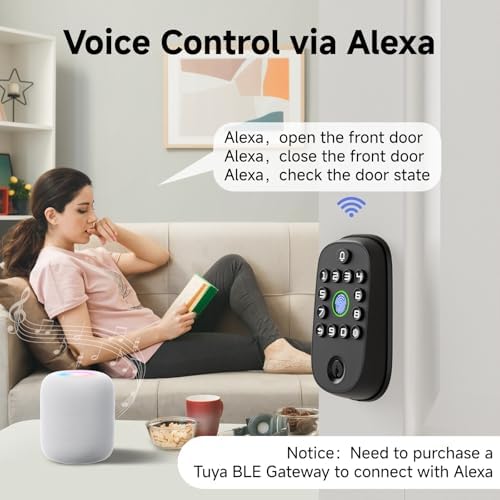 Smart Deadbolt with Alexa Tuya