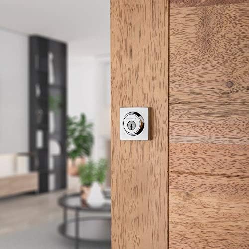 Baldwin Smartkey Cylinder Deadbolt 2-Pack with 5050 Power Device Coverage Secure Entry