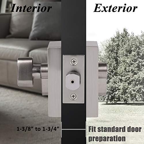 Probrico 3-Piece Satin Nickel Deadbolts Durable Secure