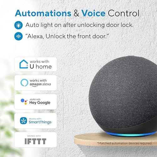 ULTRALOQ Bolt Fingerprint Smart Door Lock with WiFi