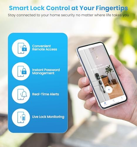 Veise Smart Lock with Handle Set and G1 Gateway