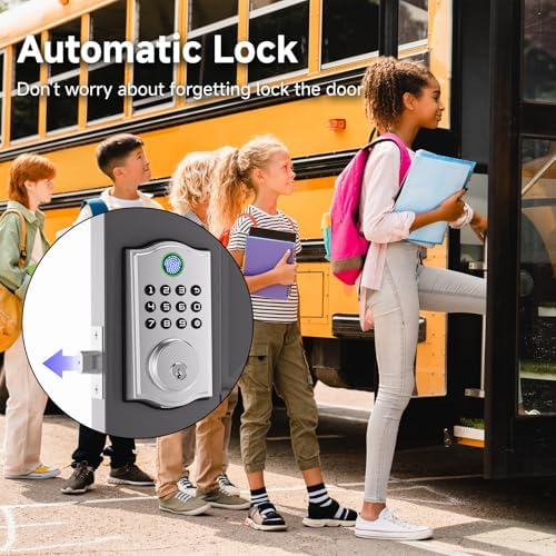Smart Deadbolt Lock with Alexa Voice Control and Keyless Entry