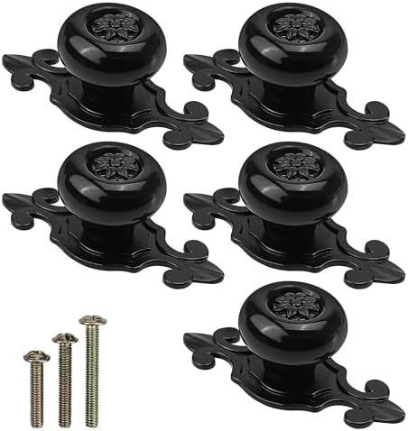 5-Piece Retro Knobs Set for Cabinets