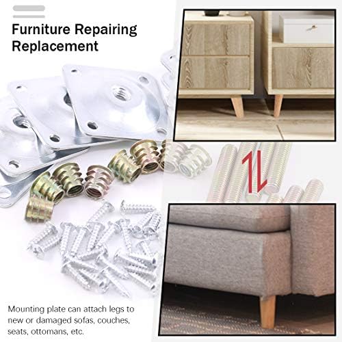 Quick-Fix Sofa Leg Mounting Plate