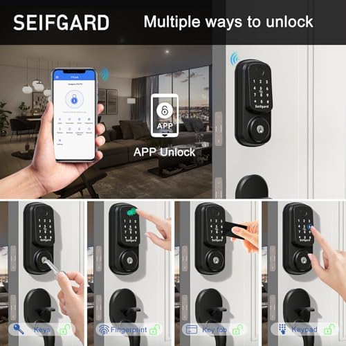 Secure Front Door Lock with Alexa and Google Home Integration
