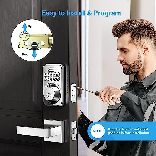 Zowill Fingerprint Door Lock Secure and Durable Front Door Lock System