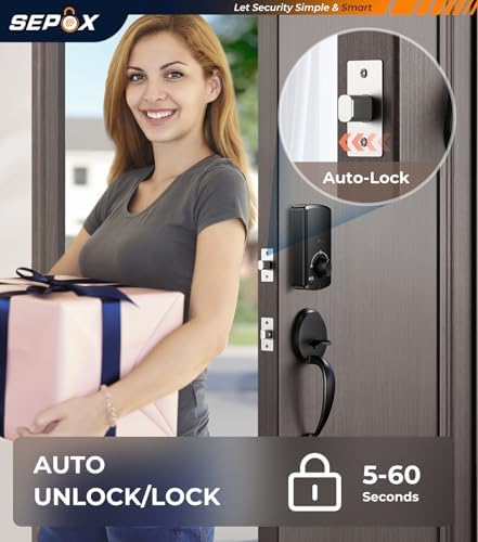 SEPOX 5-in-1 Door Lock Set for Smart Unlocking encoded