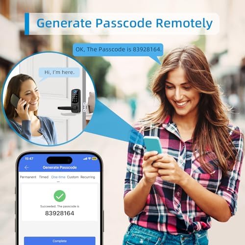 Multi-Door Smart Door Lock with Keypad Biometric Bluetooth