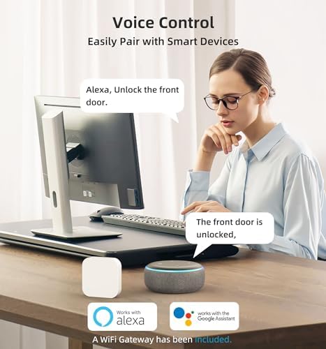 Internet Smart Door Lock - Fingerprint Entry System with Alexa Google Voice Control