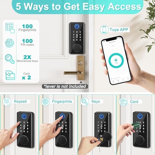 Hurra Smart Lock 5-in-1 Keyless Entry Door Lock