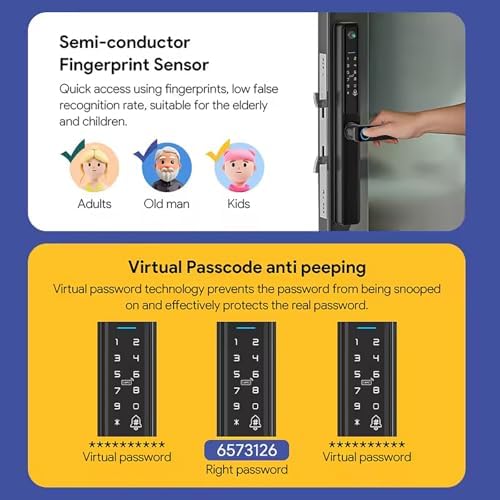 HIFAM Fingerprint Door Lock Waterproof
