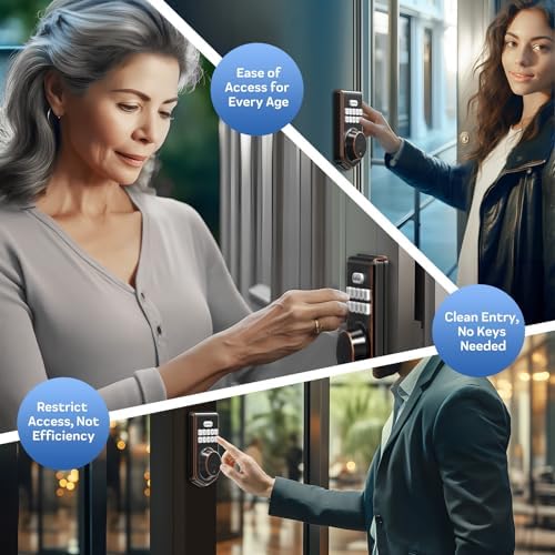 KingForce Keyless Entry Door Lock with Keypad