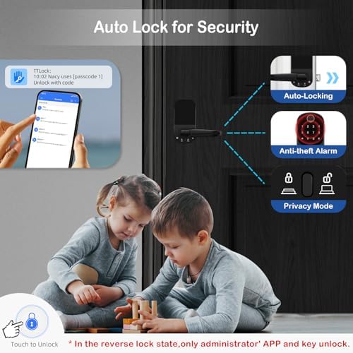 Smart Door Lock with Keypad for Front Door