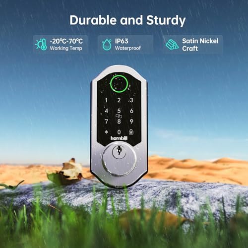 Hornbill Front Door Lock Set with Alexa Smart Features