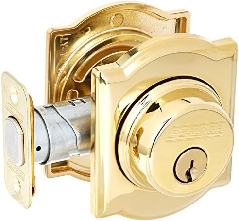 Secure Door Deadbolt Schlage B60CAM505 Rose Series