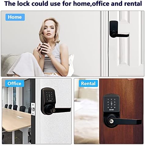 Smart Door Lock X2 with Fingerprint Keypad Keyless Entry