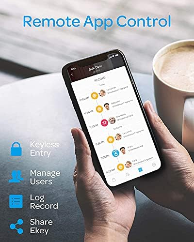 High-Quality Smart Lock with Dual_EC Keyless Entry Door