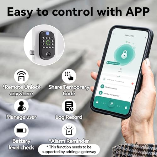 Smart Deadbolt with Alexa Tuya