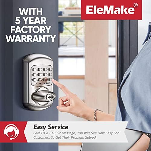 Keyless Entry Door Lock with Keypad Deadbolt